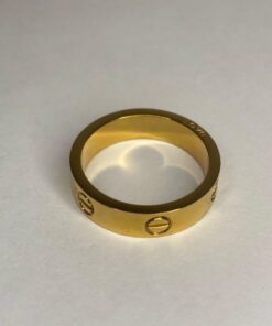 Golden Signature Ring