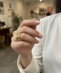 Refined Stainless Steel Ring for Women