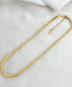 Plain Sleek Golden Chain