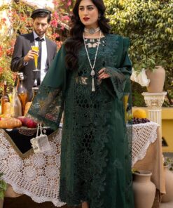 Luxury Heavy  Embroidered Lawn 3PC with Organza Dupatta