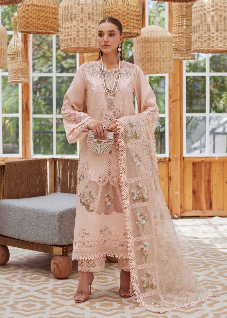 Crimson Lawn Collection – Luxury Fully Heavy Embroidered 3PC Unstitched Suit