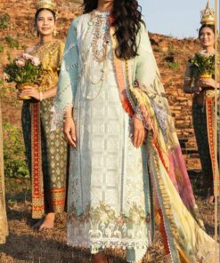 MUSHQ Luxury Lawn Chicken Kari 3PC Unstitched Suit – Premium Collection