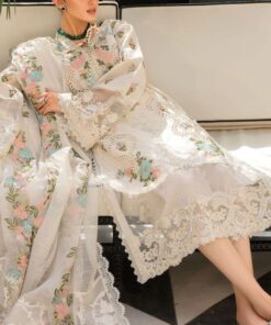 Crimson by Saira Shakira Monsoon Blooms Luxury Lawn 3PC Unstitched Suit