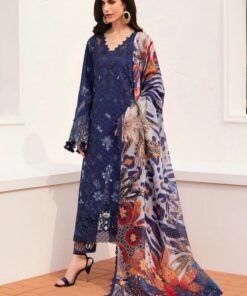 BAROQUE Premium 3-Piece Embroidered Lawn Unstitched Suit – Summer Collection